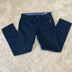 Michael Kors Slim Fit Navy Pants